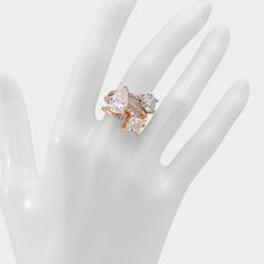 Aldo Alabridar Metallic Multi Women's Cubic Zirconia - Stackable rings Metallic Multi