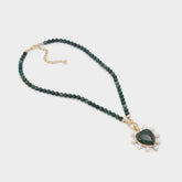 Aldo Preciousheart in Dark Green - Necklace Dark green