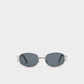 Aldo Unirerin Silver Women's Round - Round sunglasses Silver