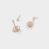 Aldo Eulalie Gold/Clear Multi Women's Gold plated - Earrings Gold/Clear Multi