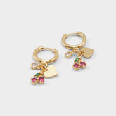 Aldo Cerisiaa Red Women's Gold plated - Earrings Red