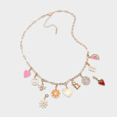 Aldo Charmcrazy Bright Multi Women's Necklaces - Charm necklace Bright Multi