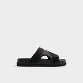 Aldo Deniels Open Black Men's Slides - Slide sandal Open black