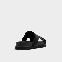 Aldo Deniels Open Black Men's Slides - Slide sandal Open black