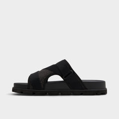 Aldo Deniels Open Black Men's Slides - Slide sandal Open black