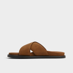 Aldo Marrin Cognac Men's Slides - Slide sandal Cognac