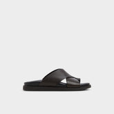 Aldo Darley Dark Brown Men's Sandals & Slides - Strappy flat sandal Dark brown