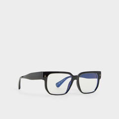 Aldo Nightfall Black Men's Rectangle - Non-prescription reading glasses Black