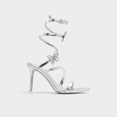 Aldo Ocia in Silver - Stiletto strappy sandal Silver