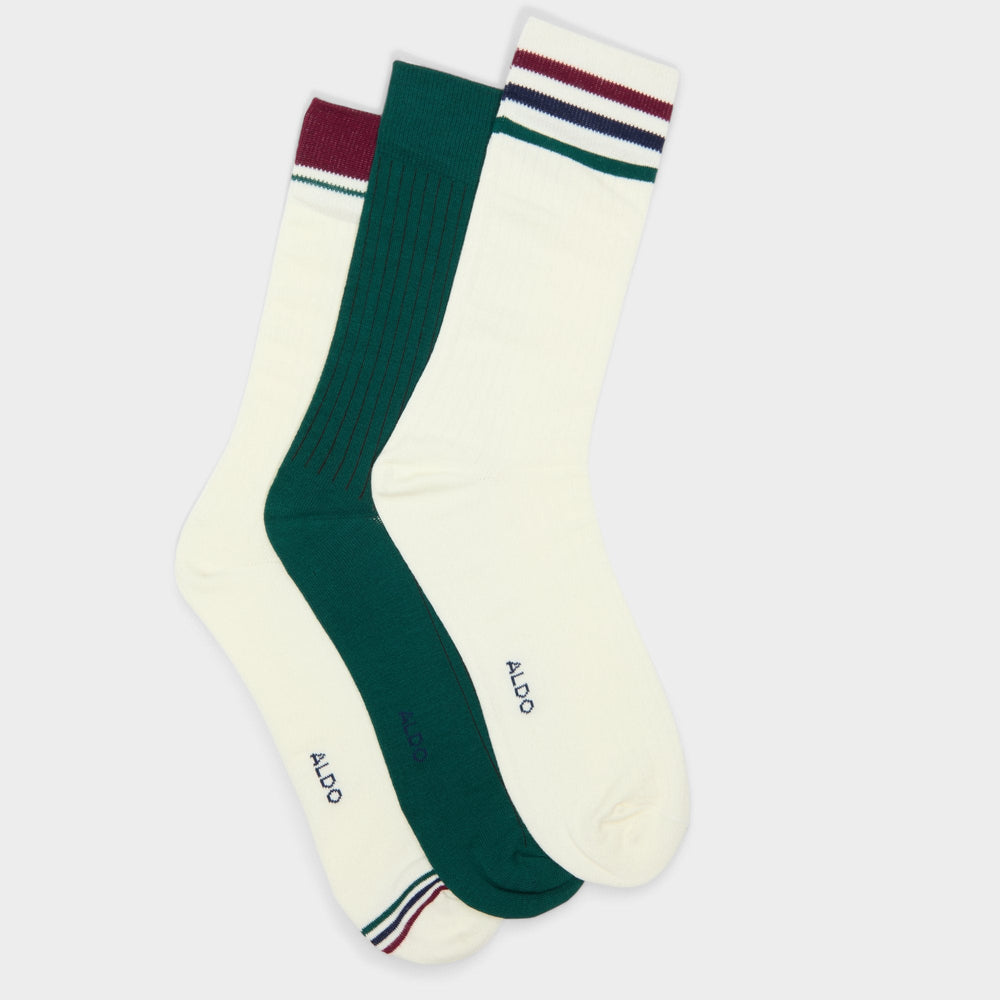 Aldo Clubstripes Bordo Men's Socks - Crew socks Bordo