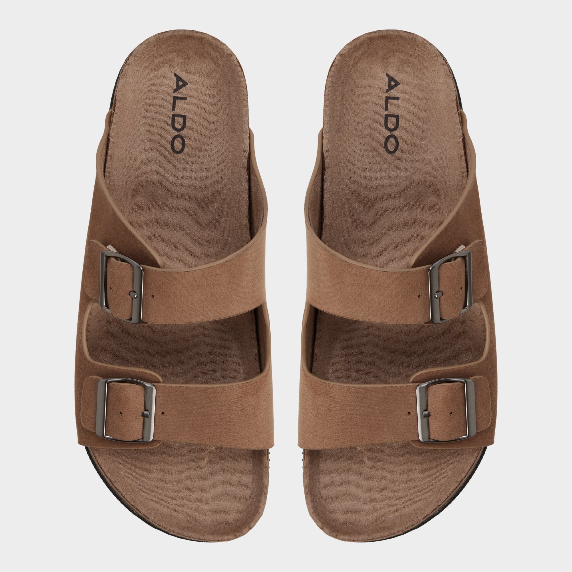 Aldo Agustin in Dark Beige - Slide sandal Dark beige