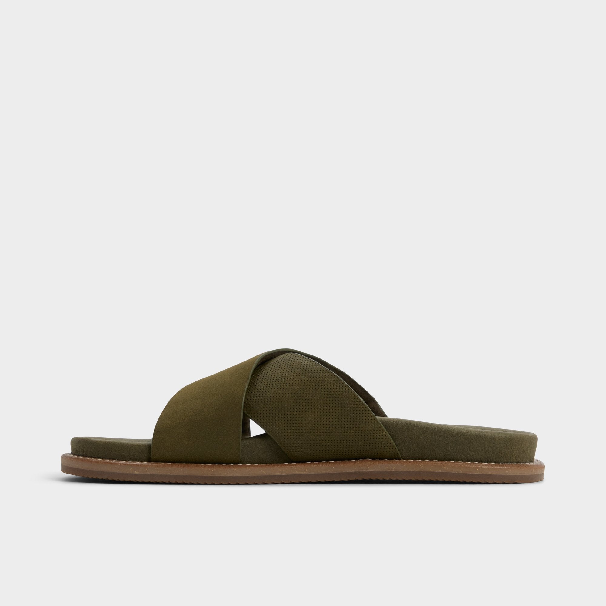 Aldo Marrin in Olive - Slide sandal Olive