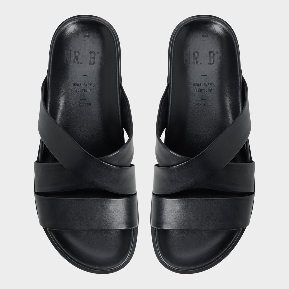 Aldo Kairo Black Men's Sandals & Slides - Slide sandal Black