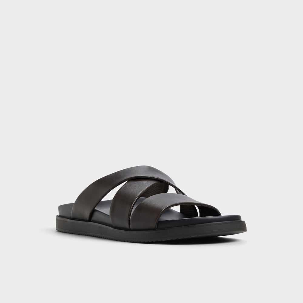 Aldo Kairo Dark Brown Men's Sandals & Slides - Slide sandal Dark Brown