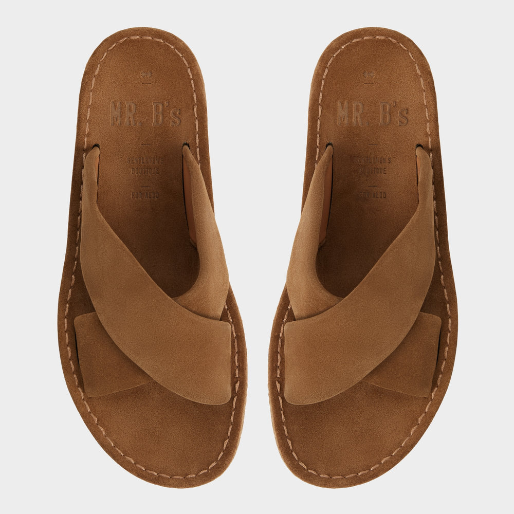 Aldo Steele Light Brown Men's Sandals & Slides - Slide sandal Light brown