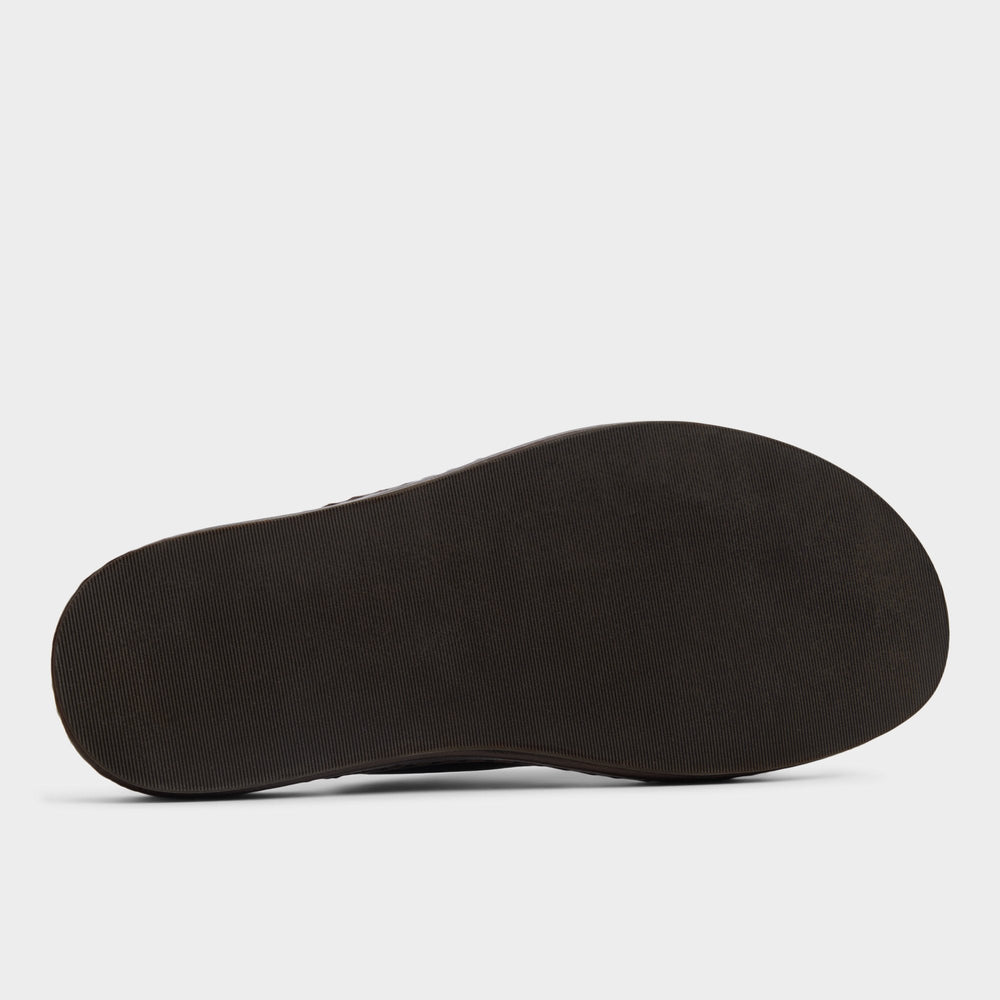 Aldo Steele Dark Brown Men's Sandals & Slides - Slide sandal Dark Brown