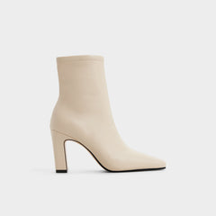 Aldo Cybele in Cream - Ankle boot, Block heel Cream
