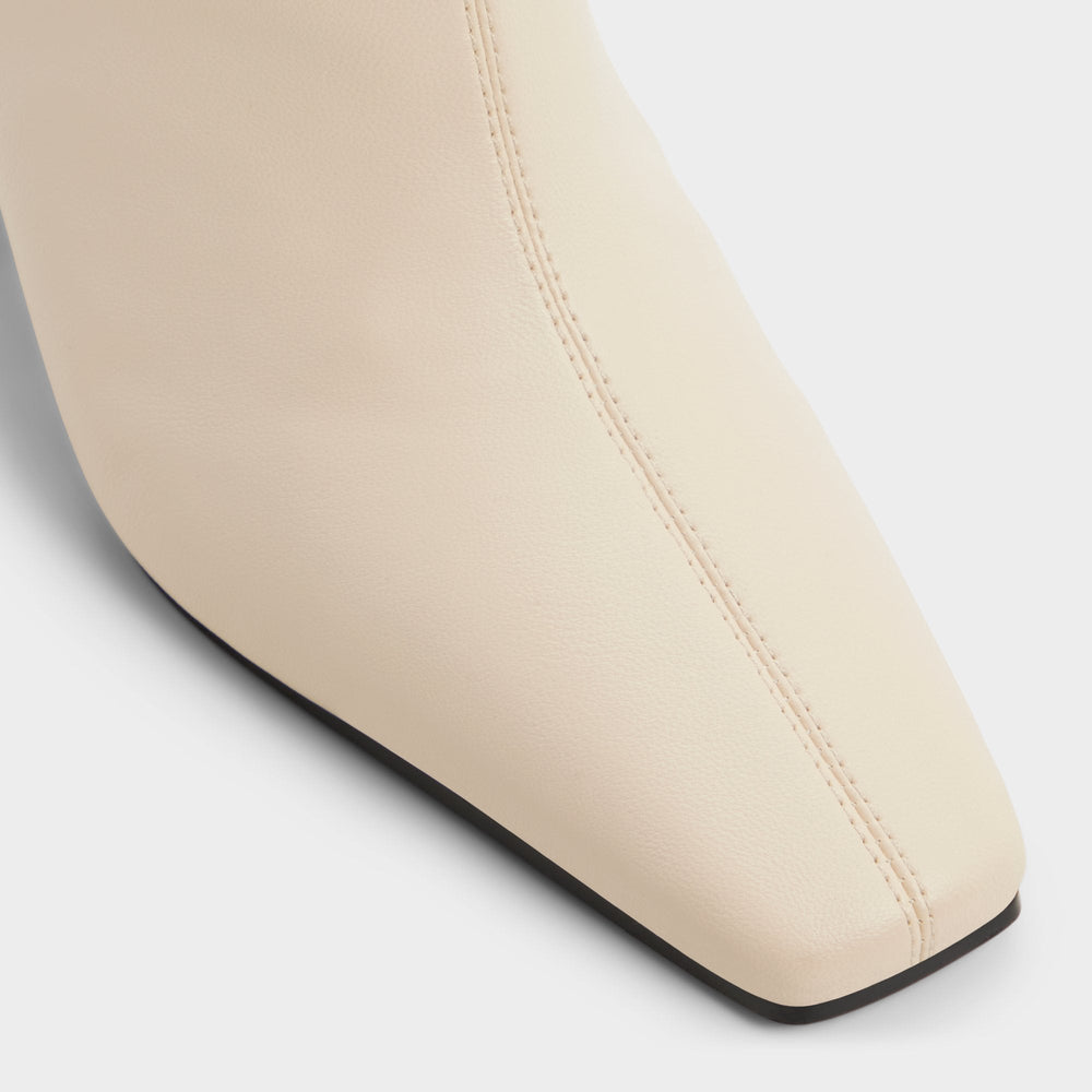 Aldo Cybele in Cream - Ankle boot, Block heel Cream