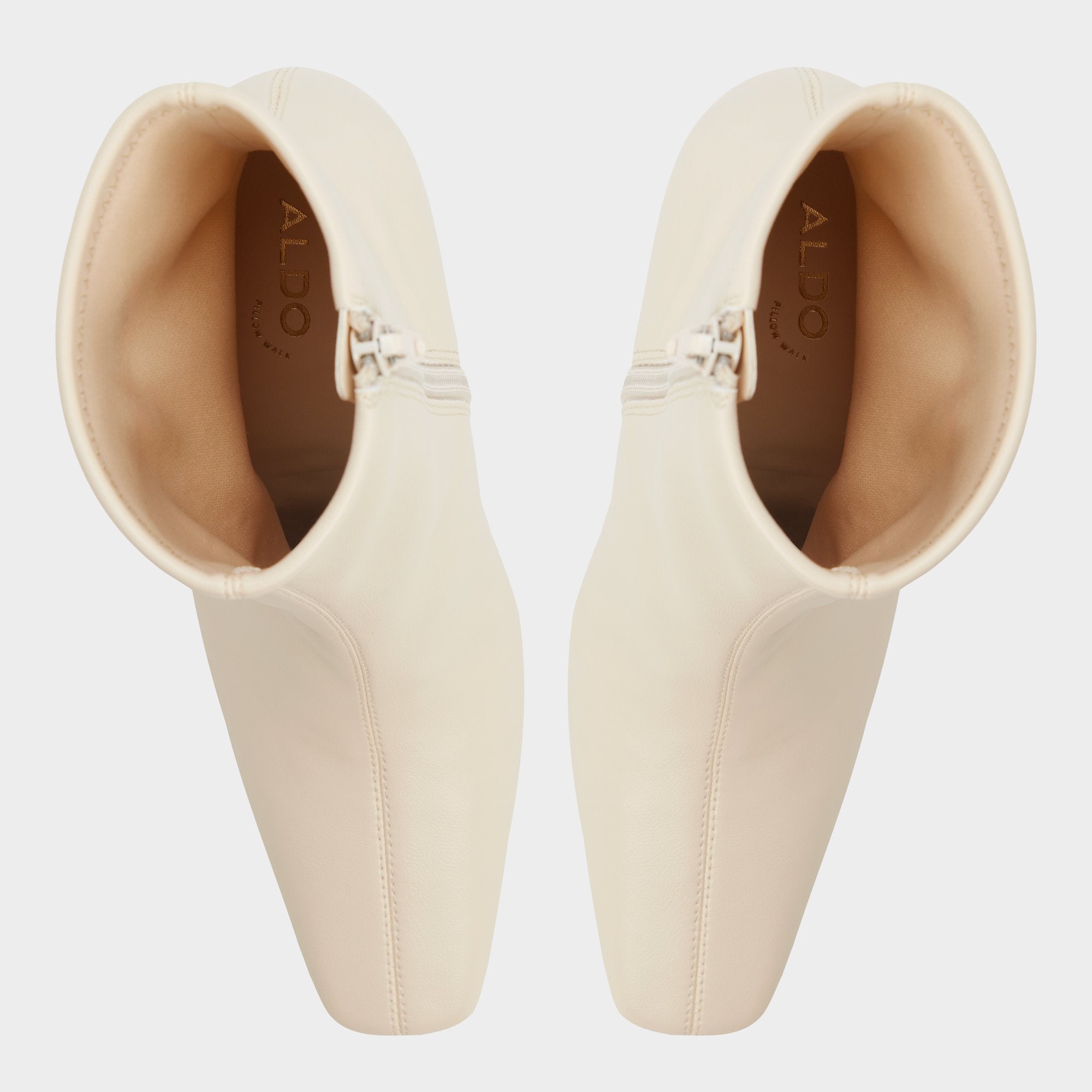Aldo Cybele in Cream - Ankle boot, Block heel Cream