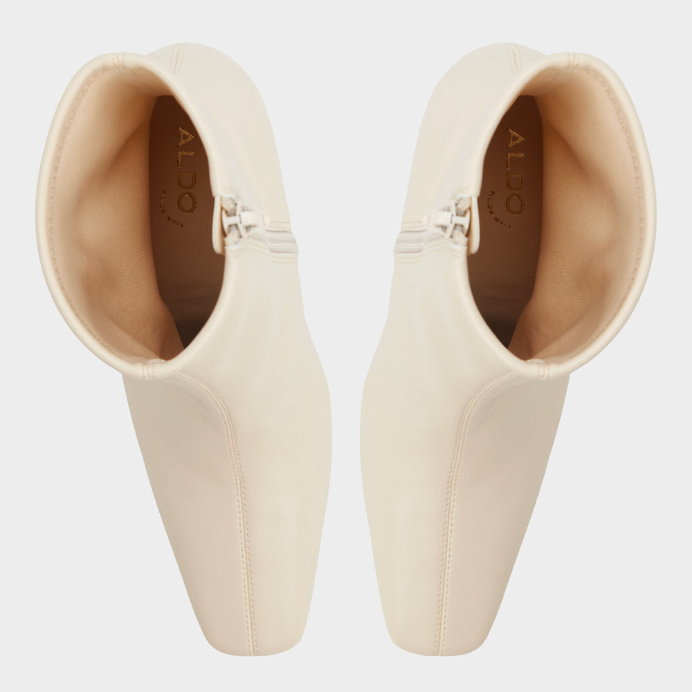 Aldo Cybele in Cream - Ankle boot, Block heel Cream