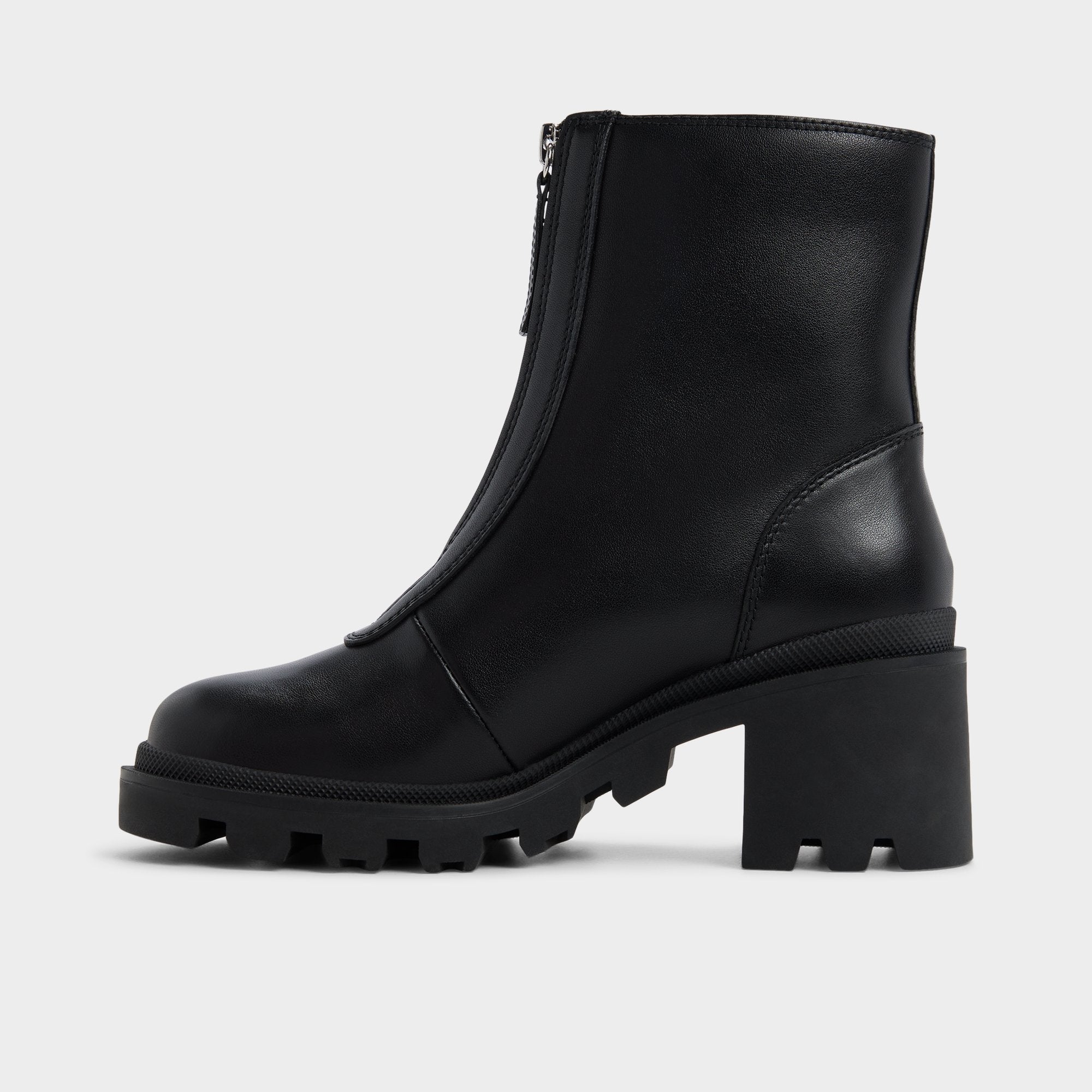 Aldo Merielle in Black - Ankle boot, Lug sole Black