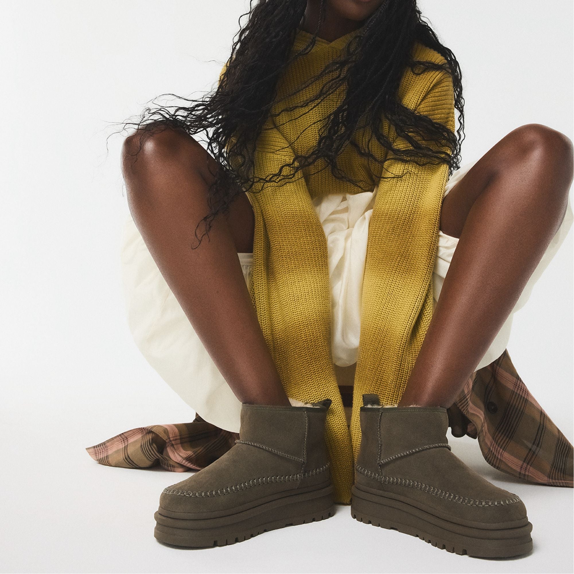 Aldo Milanie in Dark Green - Ankle boot, Lug sole Dark Green