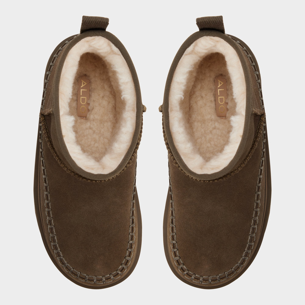 Aldo Milanie in Dark Green - Ankle boot, Lug sole Dark Green