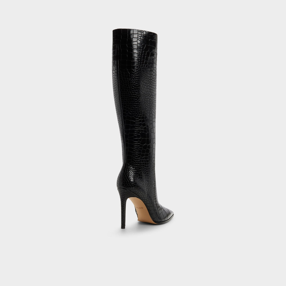 Aldo Alabrenda - Knee-high boot, Stiletto heel Black