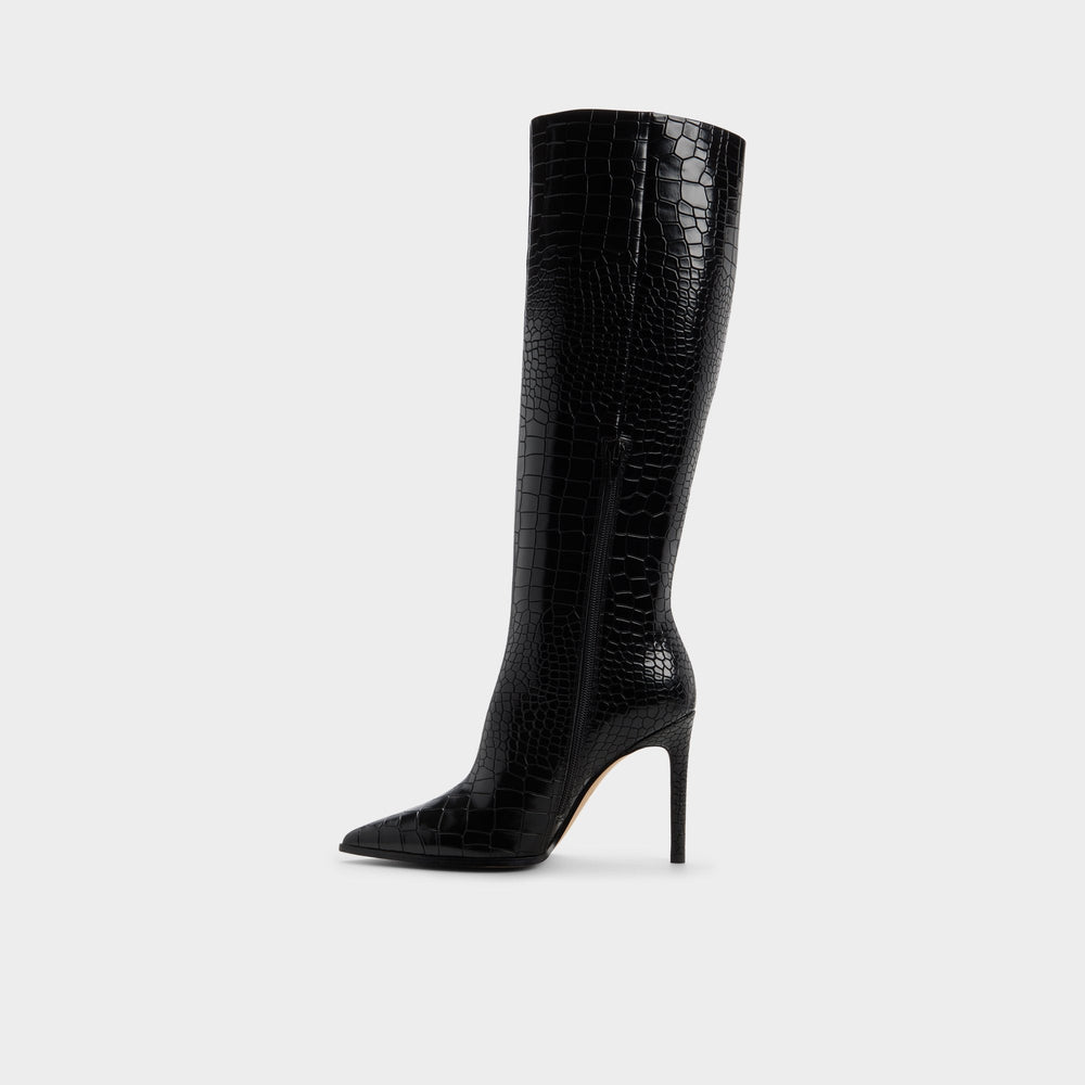 Aldo Alabrenda - Knee-high boot, Stiletto heel Black