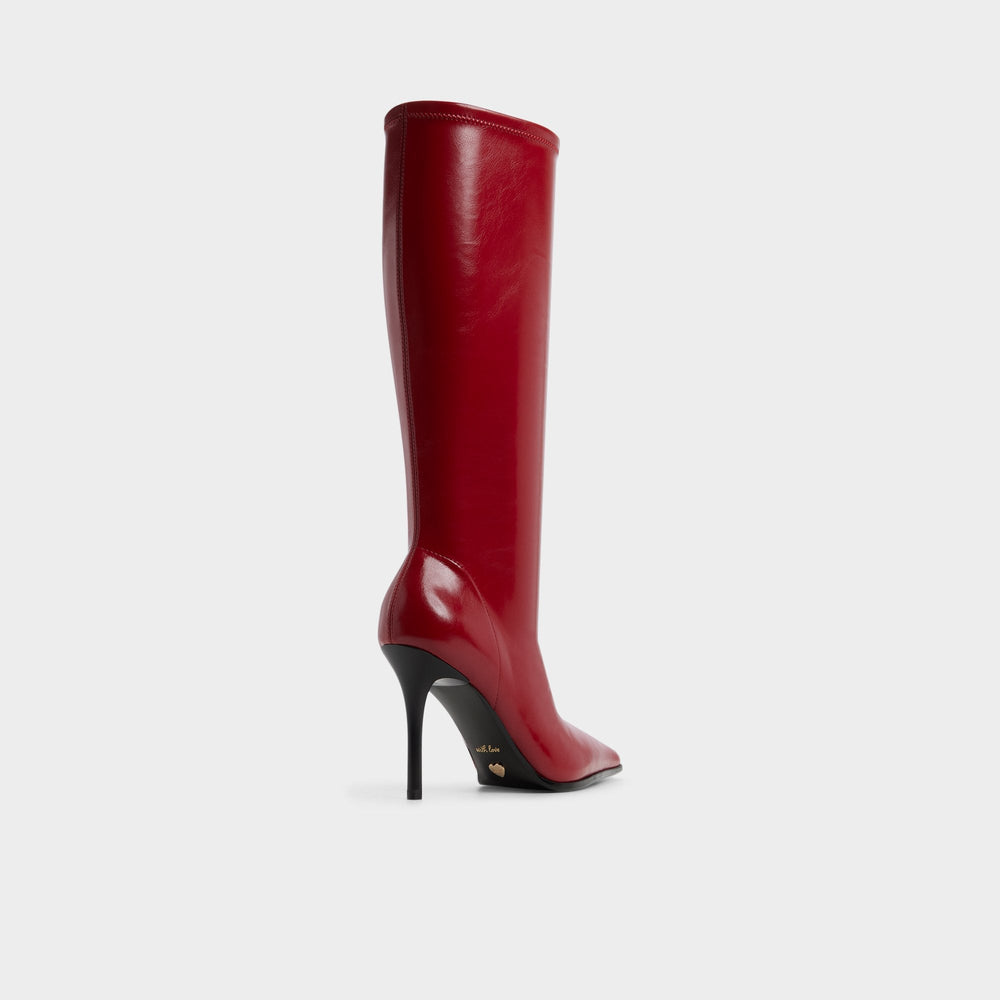 Aldo Re in Emily Medium Red - Knee-high boot, Stiletto heel Medium red