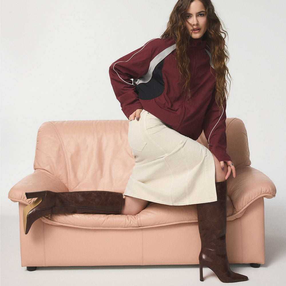 Aldo Elyne in Medium Brown - Knee-high boot Medium brown