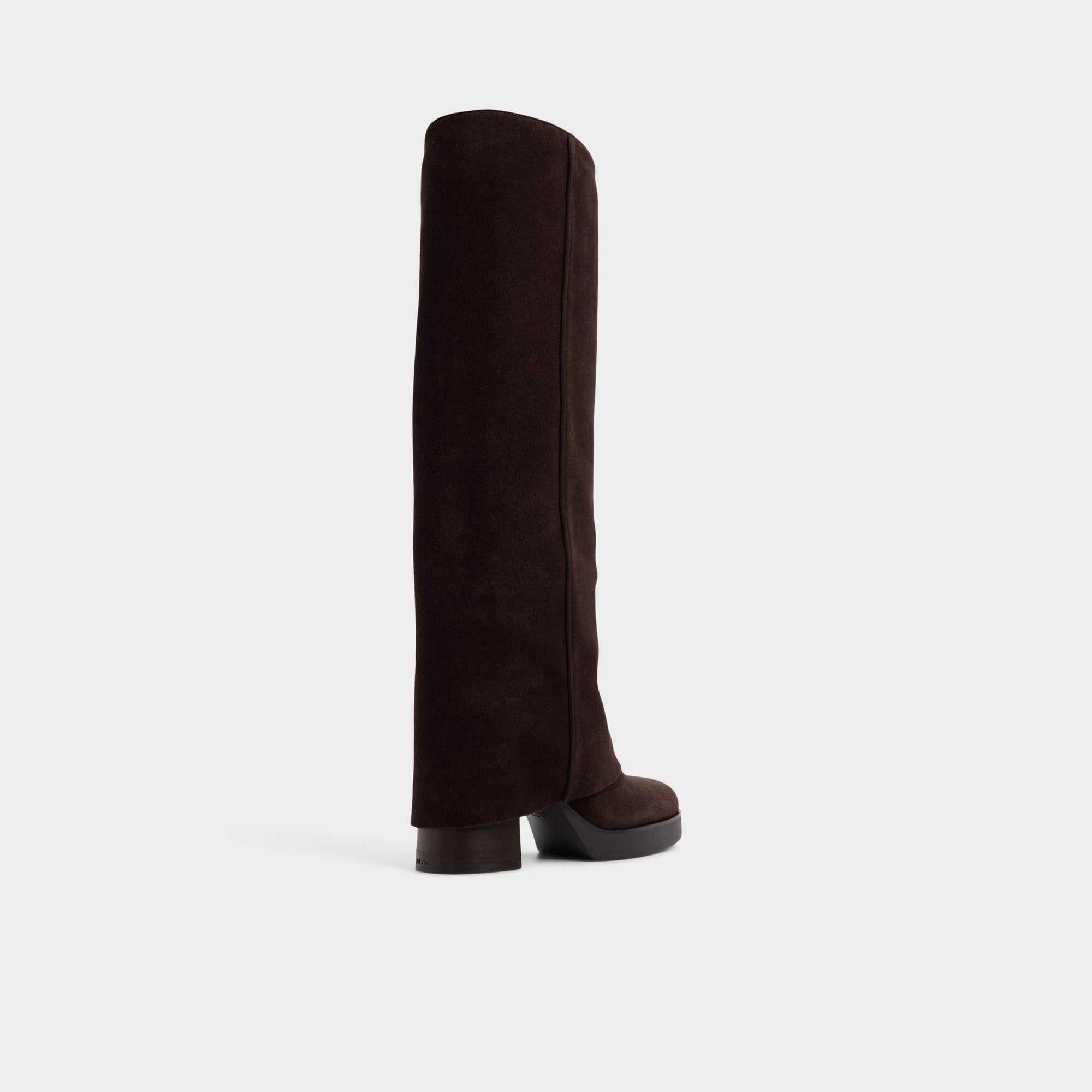 Aldo Maeveh in Dark Brown - Knee-high boot, Platform Dark brown