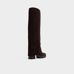 Aldo Maeveh in Dark Brown - Knee-high boot, Platform Dark brown