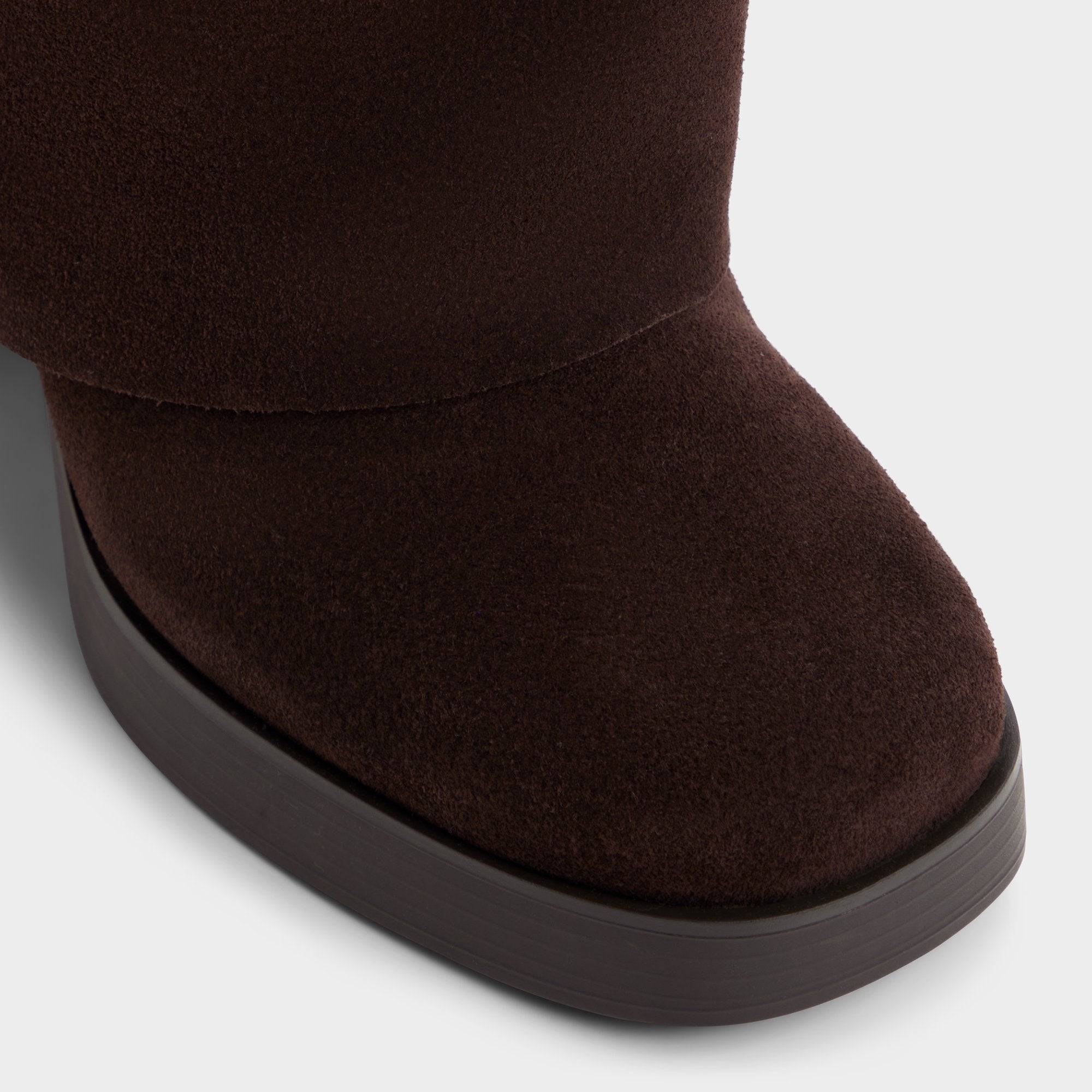 Aldo Maeveh in Dark Brown - Knee-high boot, Platform Dark brown