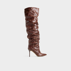 Aldo Daroba in Dark Brown - Over-the-knee boot, Stiletto heel Dark brown