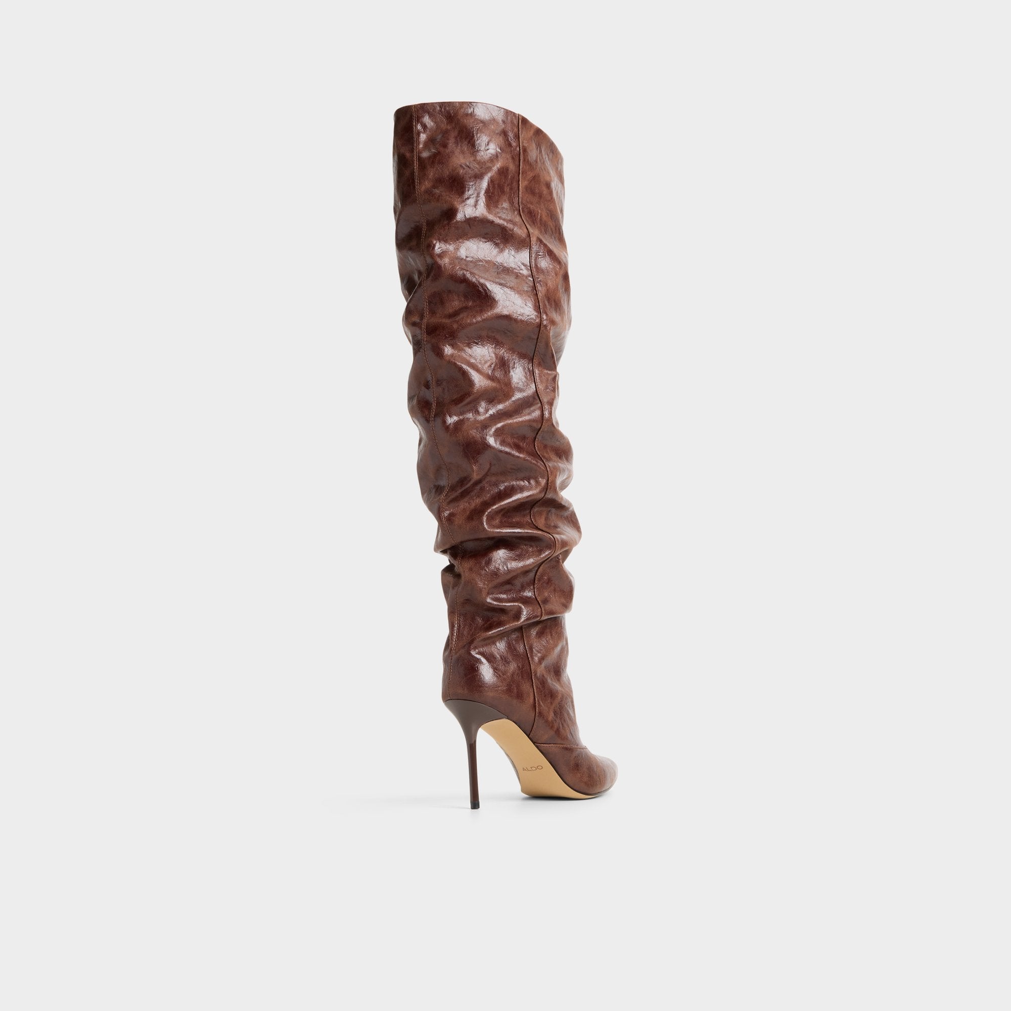 Aldo Daroba in Dark Brown - Over-the-knee boot, Stiletto heel Dark brown