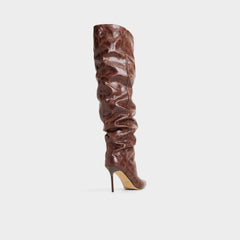 Aldo Daroba in Dark Brown - Over-the-knee boot, Stiletto heel Dark brown