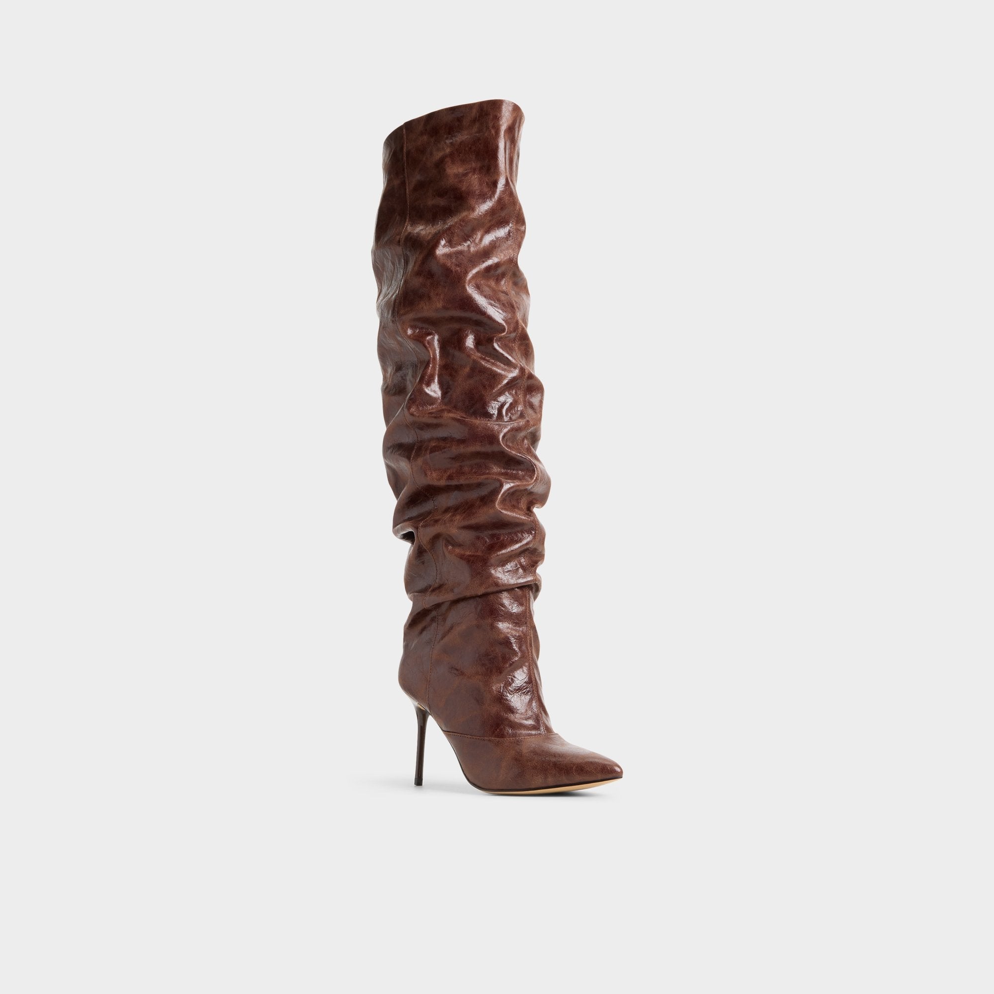 Aldo Daroba in Dark Brown - Over-the-knee boot, Stiletto heel Dark brown