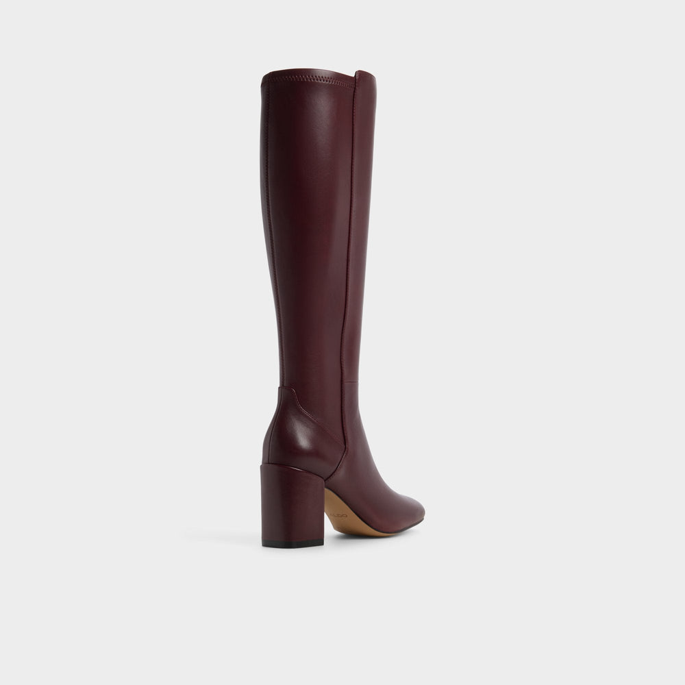 Aldo Satori in Bordo 14183569 - Knee-high boot, Block heel Bordo