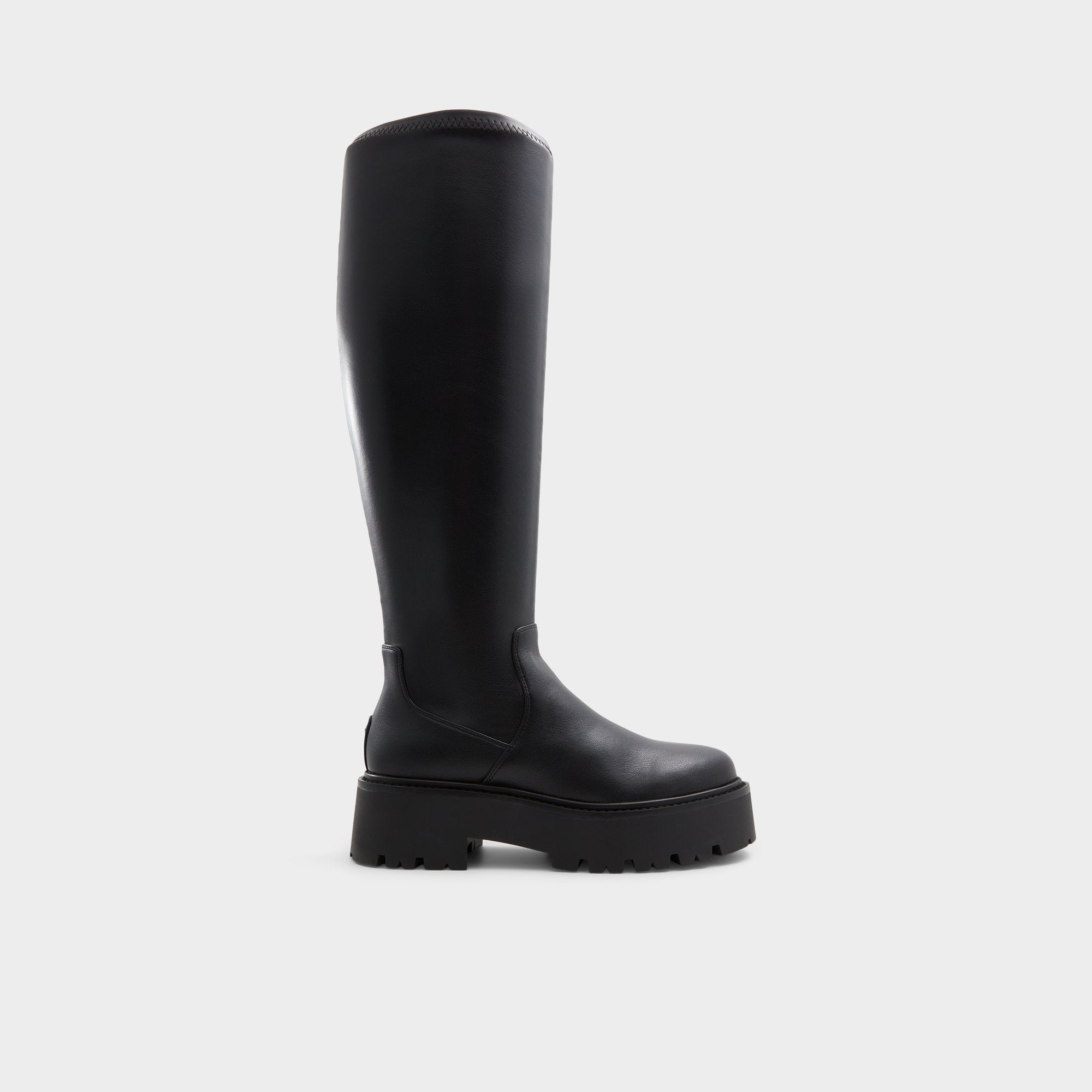 Aldo Carelden in Wc Black - Knee-high boot, Lug sole Black