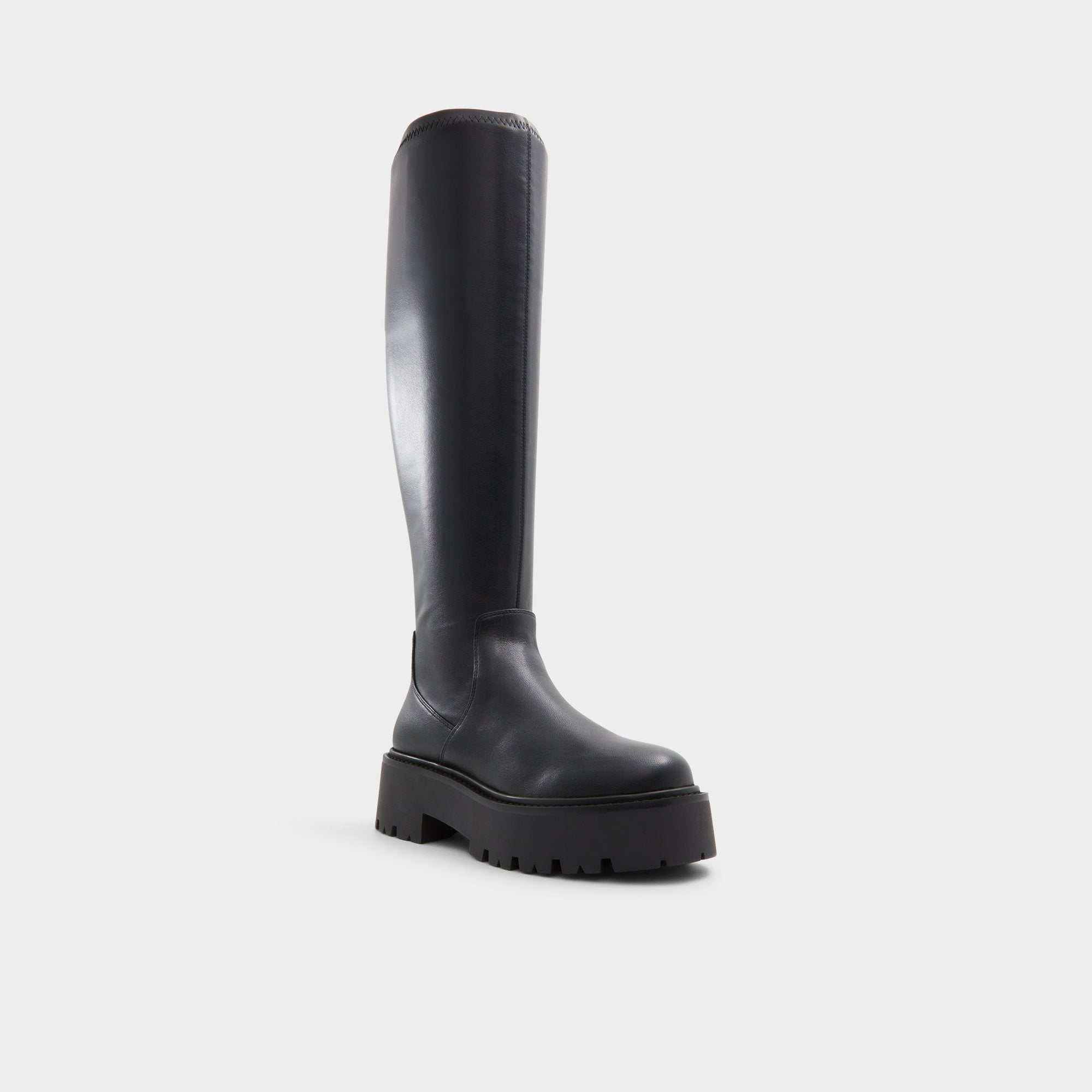 Aldo Carelden in Wc Black - Knee-high boot, Lug sole Black