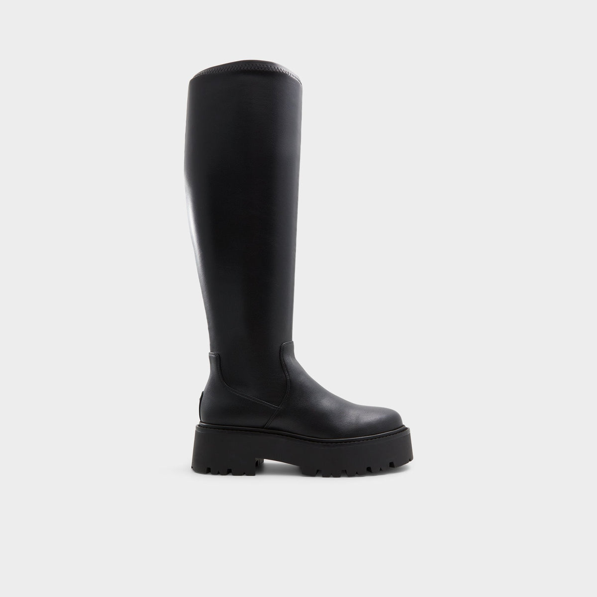 Aldo Carelden Black Women's Tall Boots - Knee-high boot, Lug sole Black
