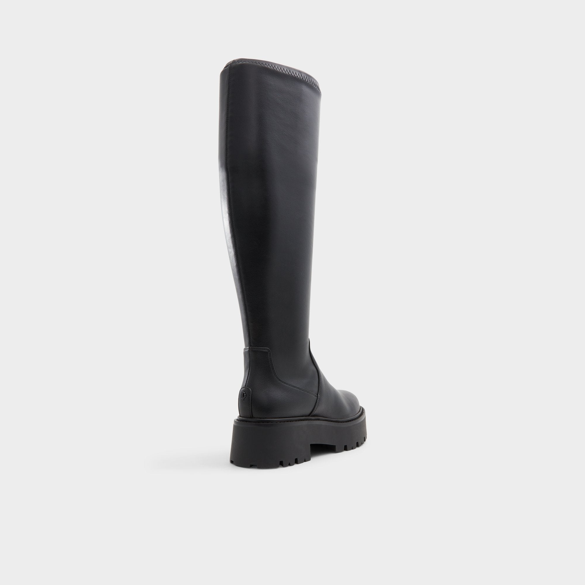 Aldo Carelden Black Women's Tall Boots - Knee-high boot, Lug sole Black