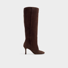 Aldo Frankey in Dark Brown - Knee-high boot, Stiletto heel Dark Brown