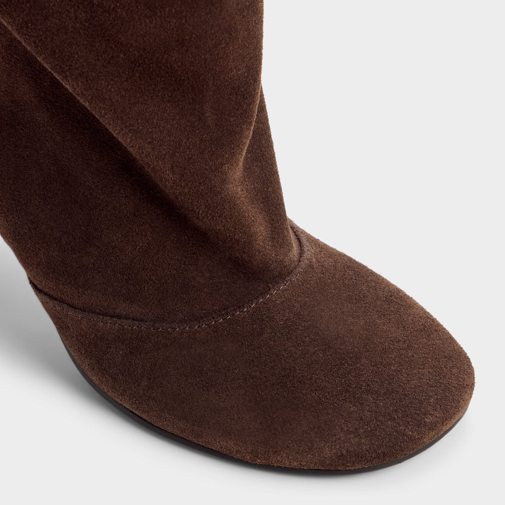 Aldo Frankey in Dark Brown - Knee-high boot, Stiletto heel Dark Brown