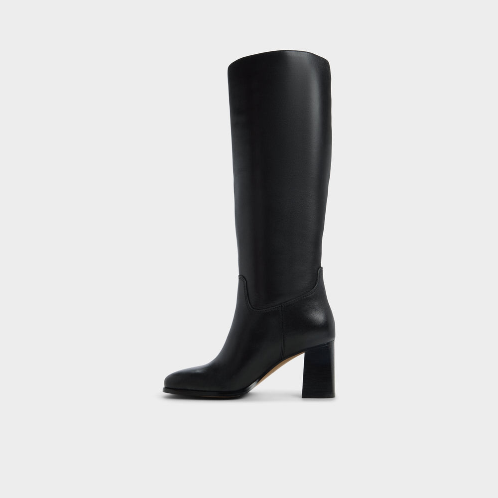 Aldo Elyze in Black - Knee-high boot, Block heel Black