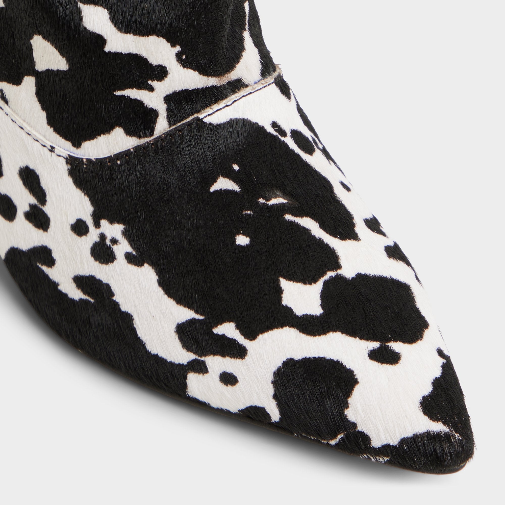 Aldo Everose in White Black - Knee-high boot, Kitten heel White/black