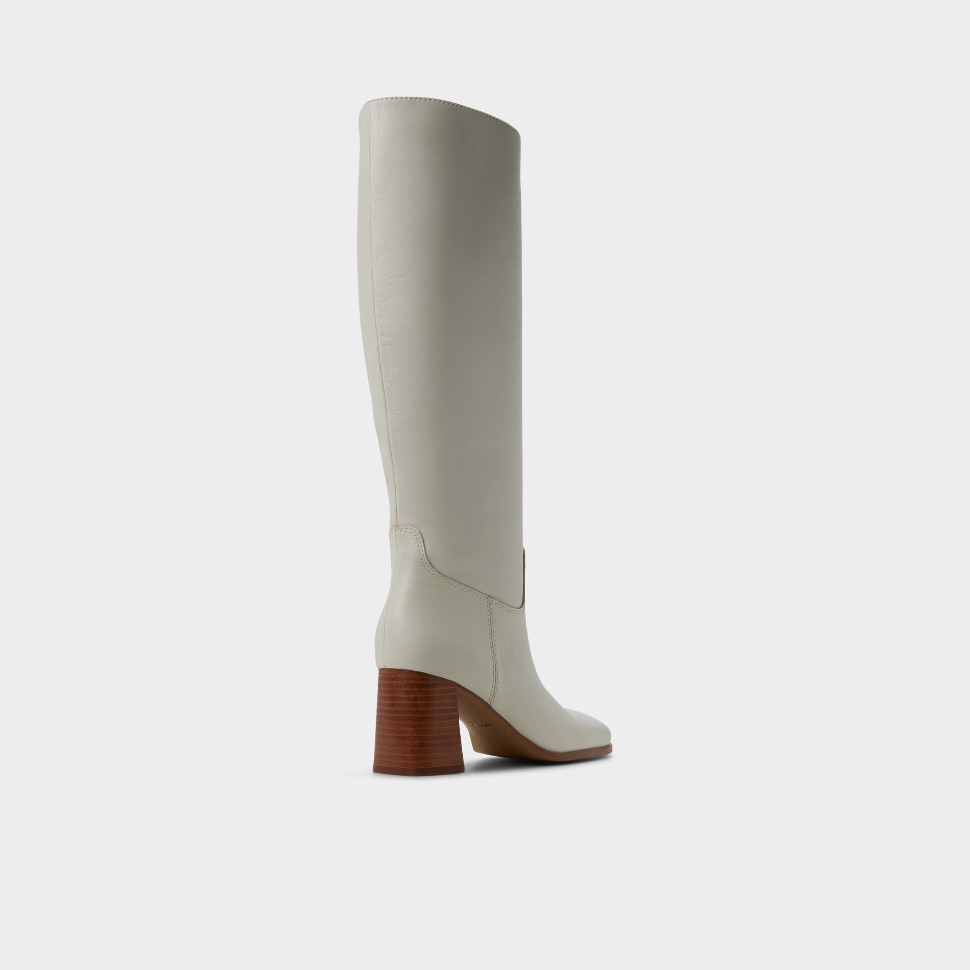 Aldo Elyze in White Bone - Knee-high boot, Block heel White/bone