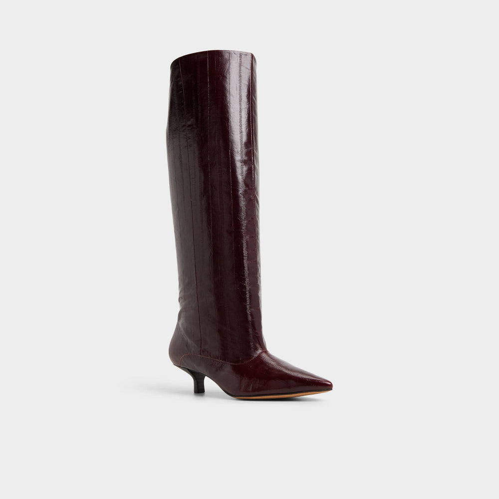 Aldo Everose in Bordo - Knee-high boot, Kitten heel Bordo