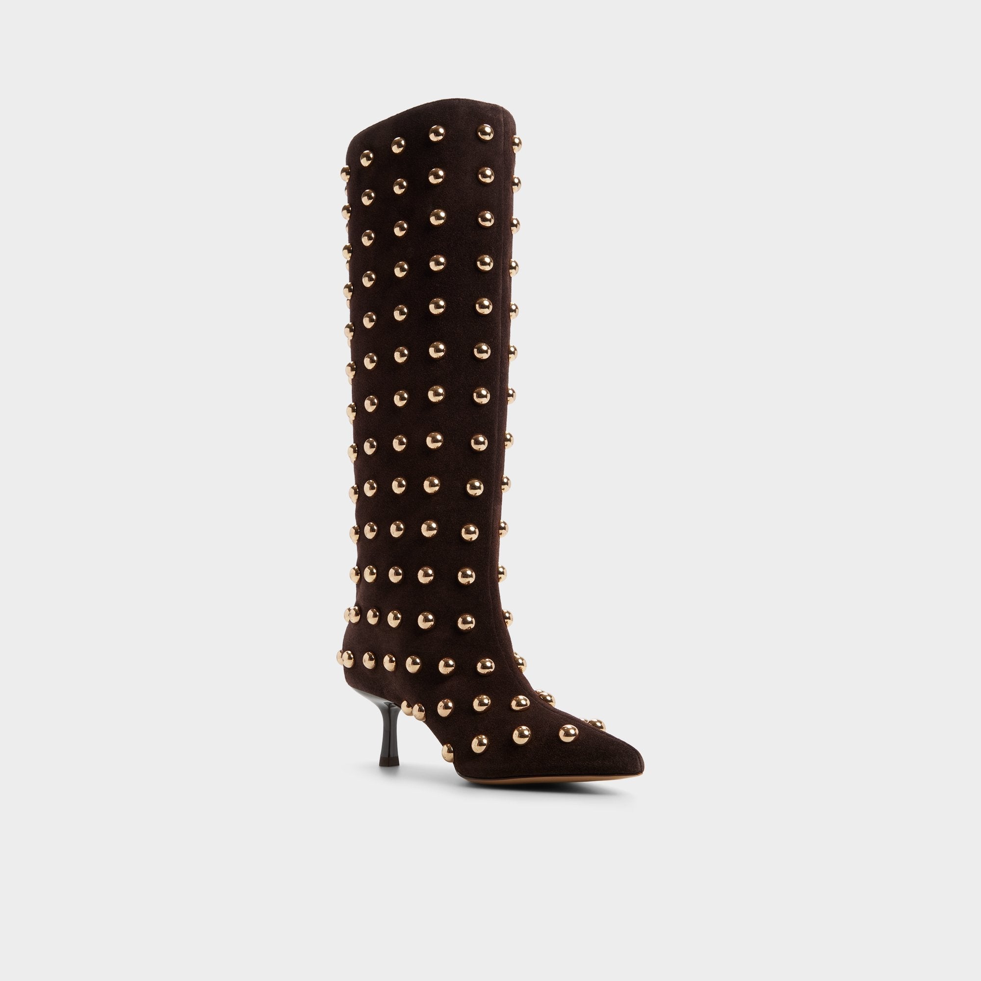 Aldo Selora in Medium Brown - Knee-high boot, Stiletto heel Medium Brown
